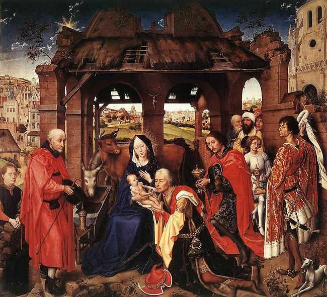 Rogier van der Weyden St Columba Altarpiece oil painting image